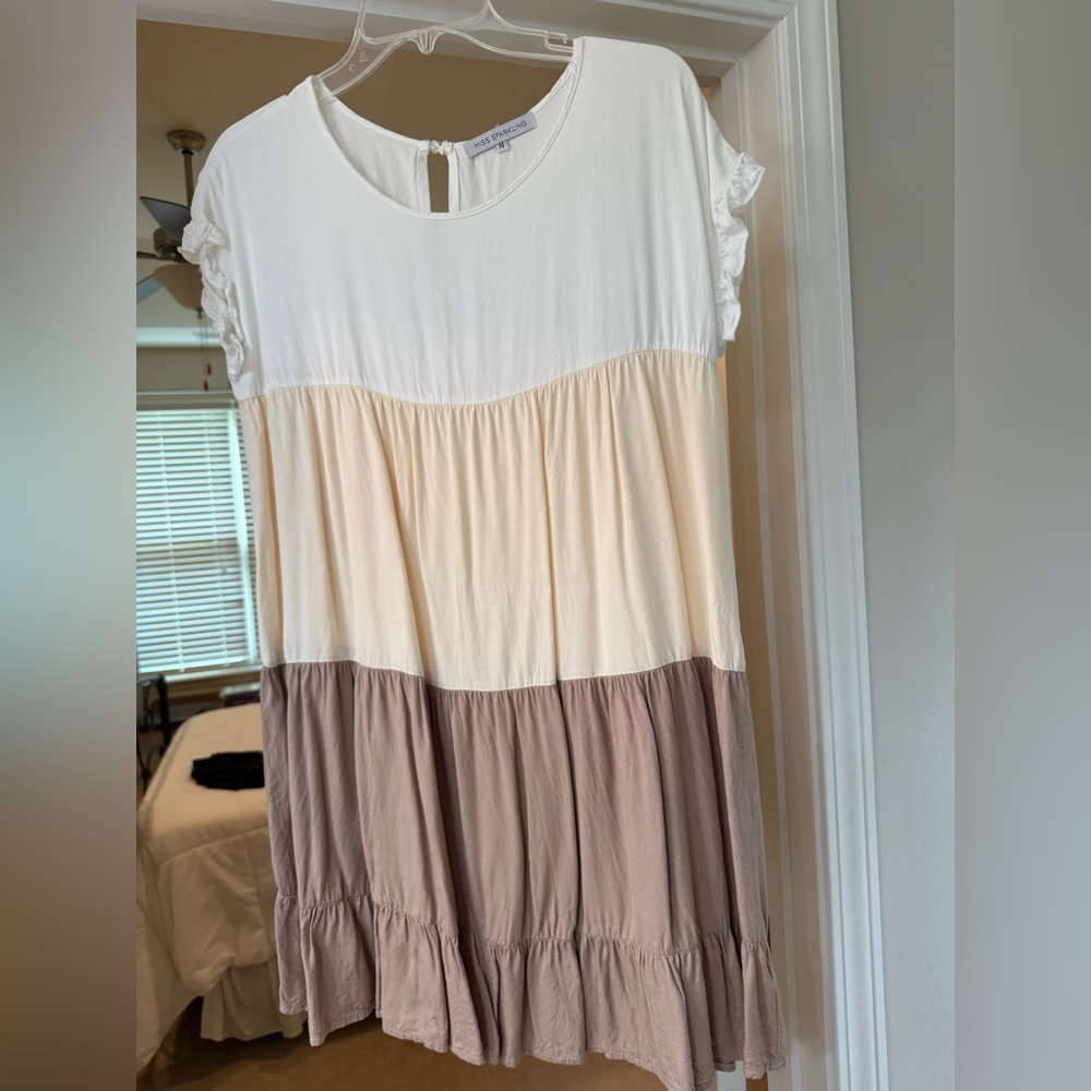 Colorblock Sleeveless Dress